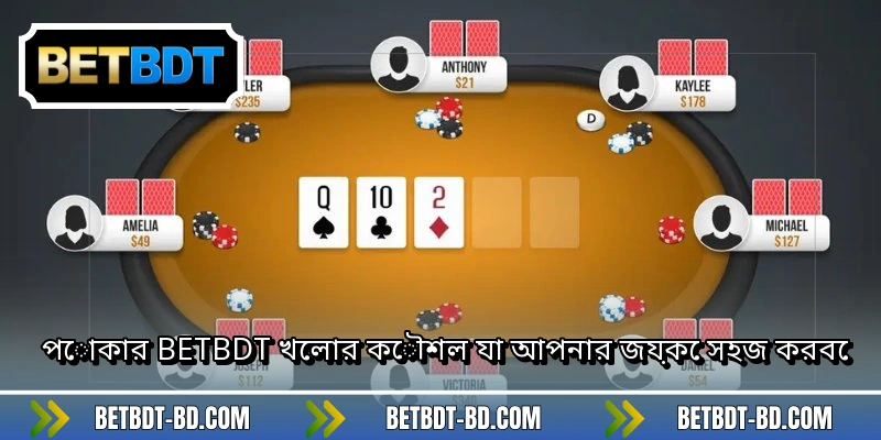 পোকার BETBDT খেলার কৌশল যা আপনার জয়কে সহজ করবে