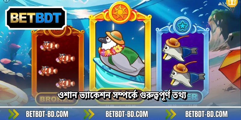ওশান ভ্যাকেশন সম্পর্কে গুরুত্বপূর্ণ তথ্য